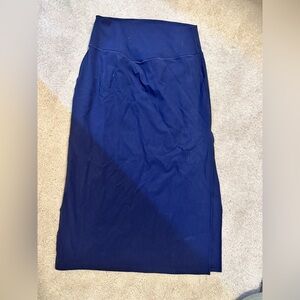 Aerie OFFLINE Navy Ribbed skirt
